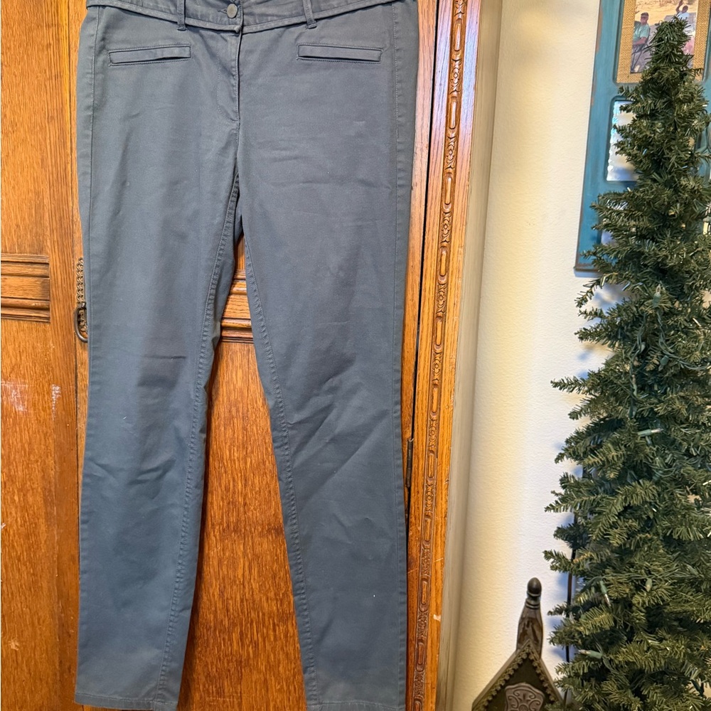 LOFT Women's Gray Straight Leg Pants